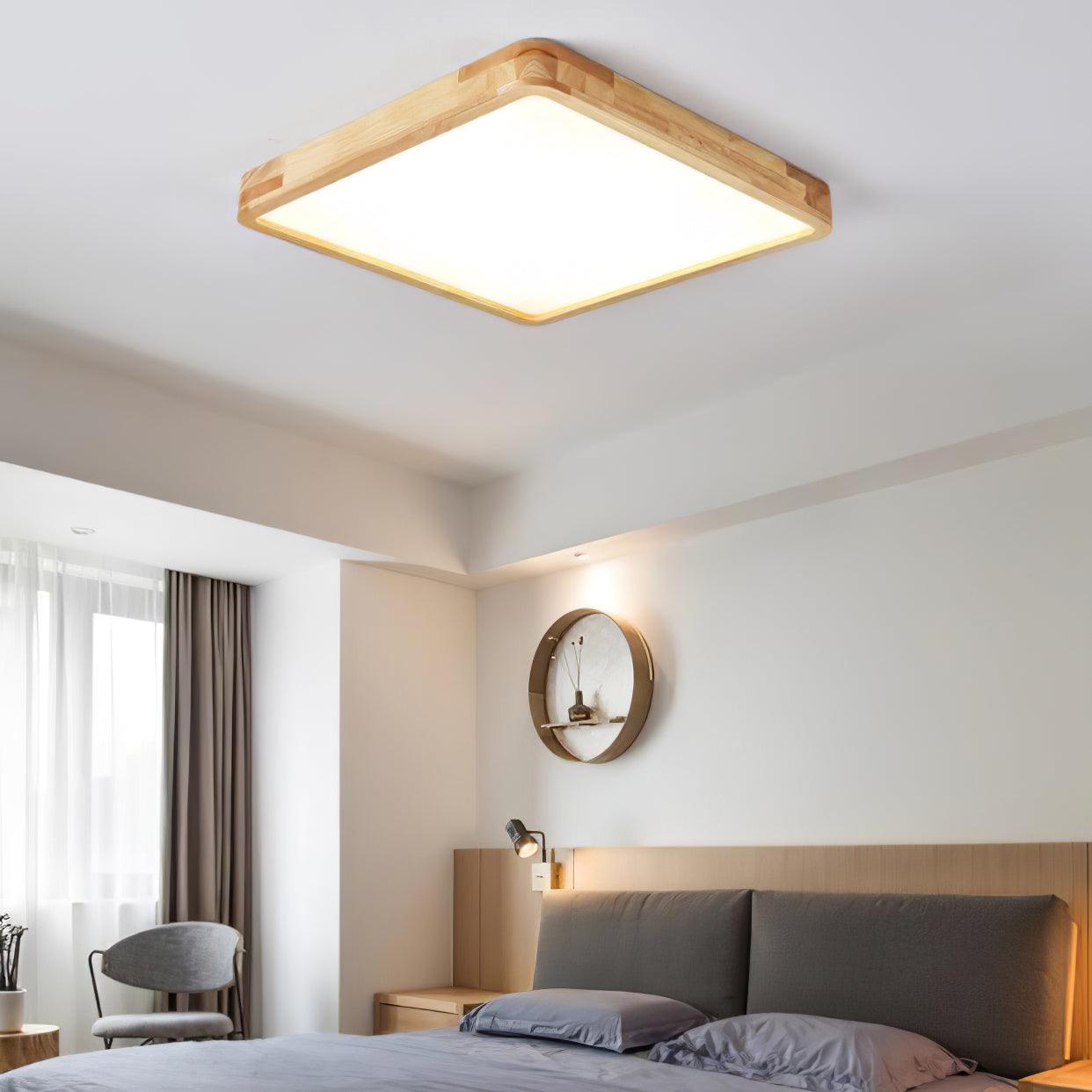 Plafonnier moderne Tapani en Bois