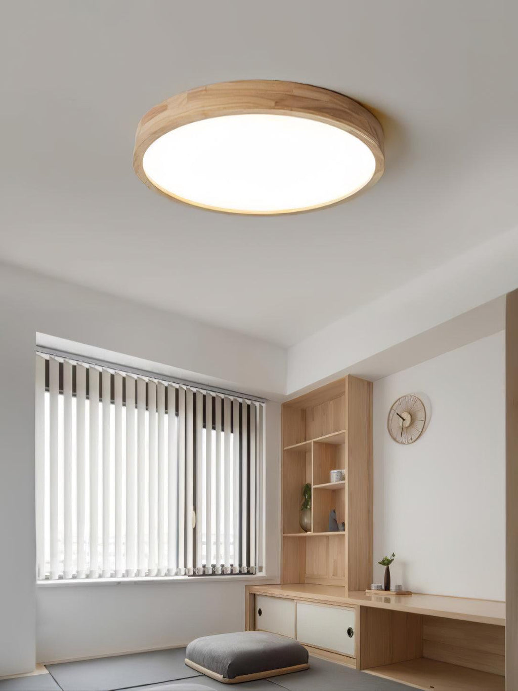 Plafonnier moderne Tapani en Bois