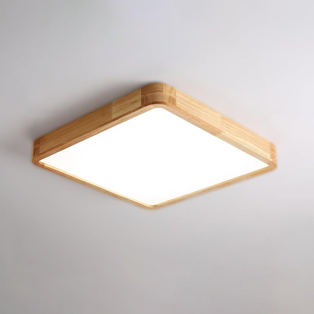 Plafonnier moderne Tapani en Bois
