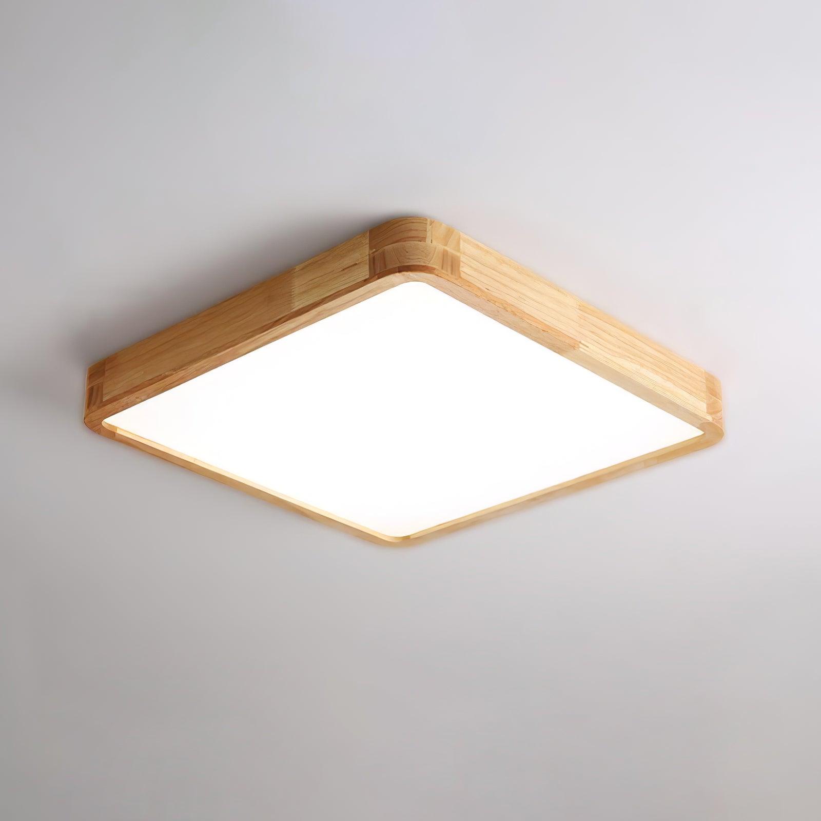 Plafonnier moderne Tapani en Bois