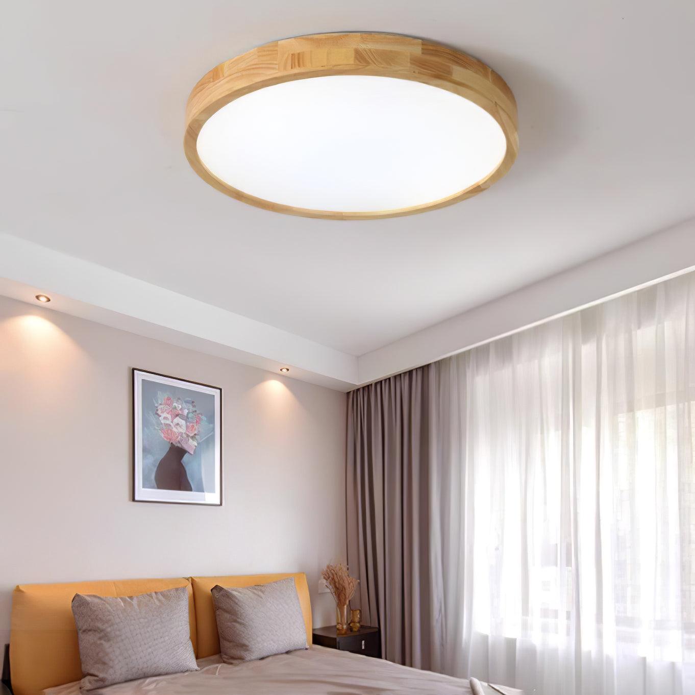 Plafonnier moderne Tapani en Bois