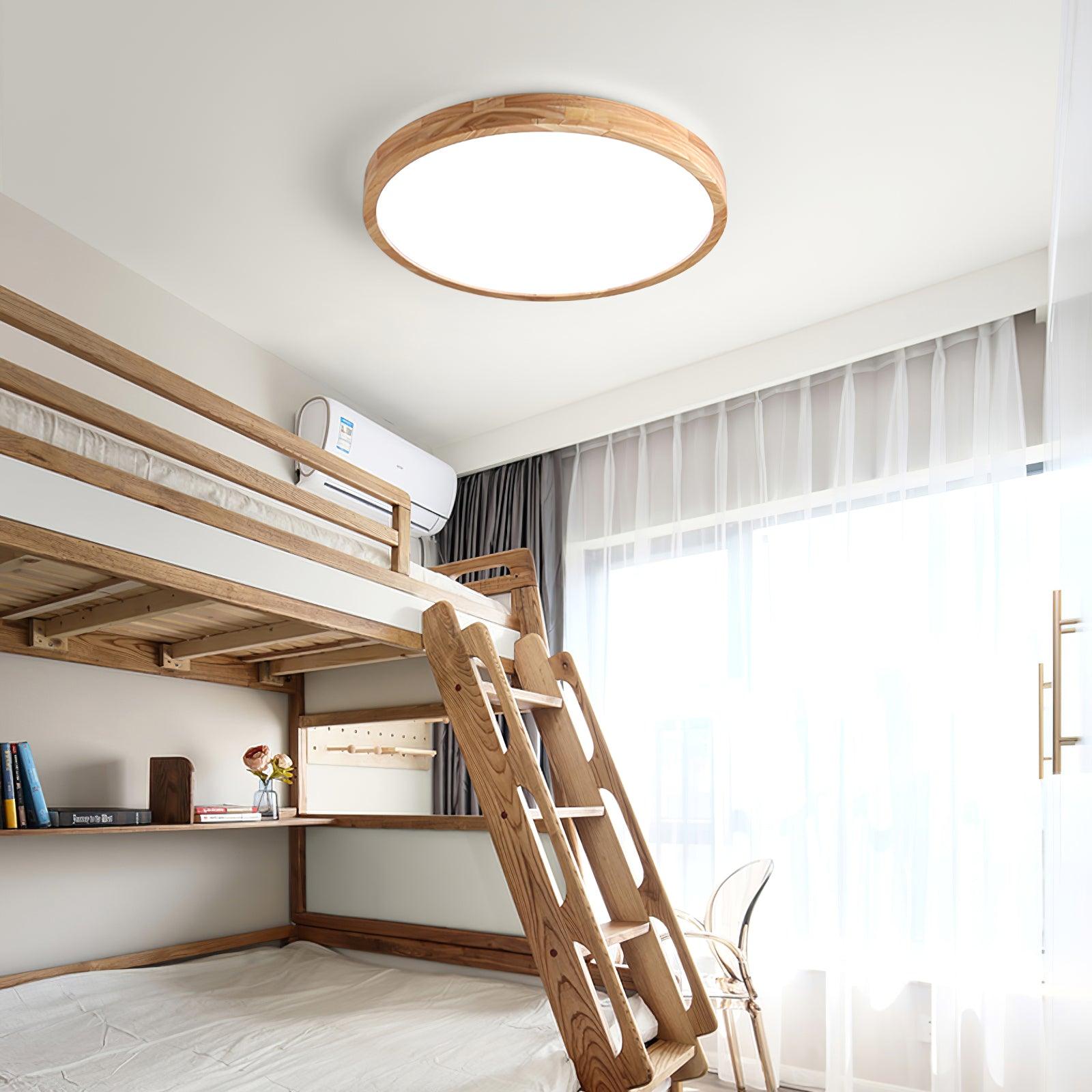 Plafonnier moderne Tapani en Bois