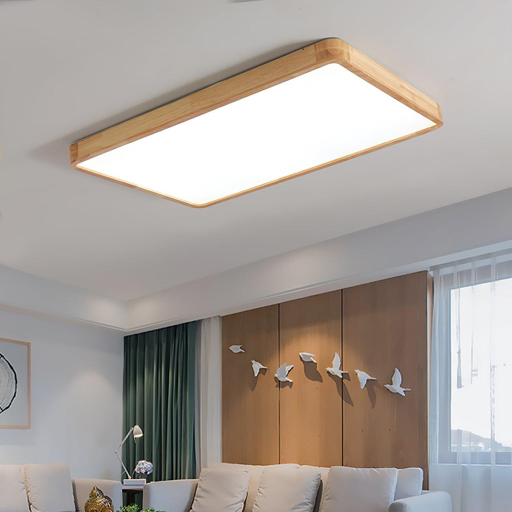 Plafonnier moderne Tapani en Bois