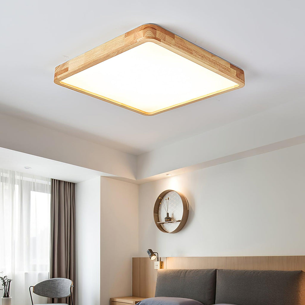 Plafonnier moderne Tapani en Bois