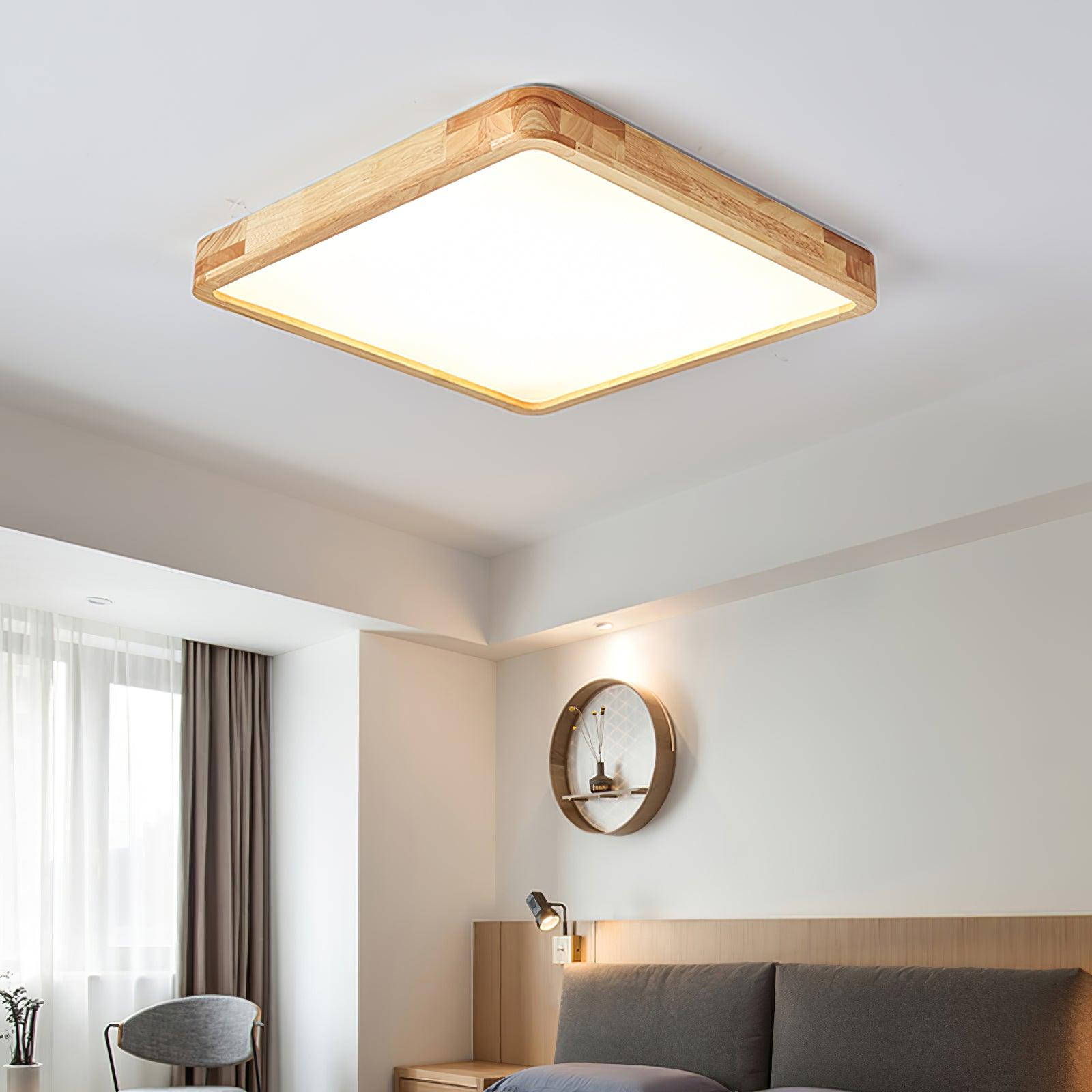 Plafonnier moderne Tapani en Bois