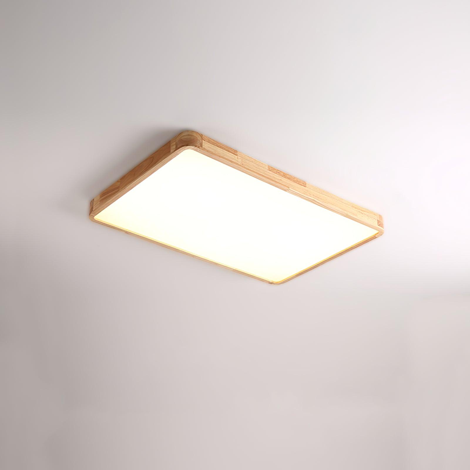 Plafonnier moderne Tapani en Bois