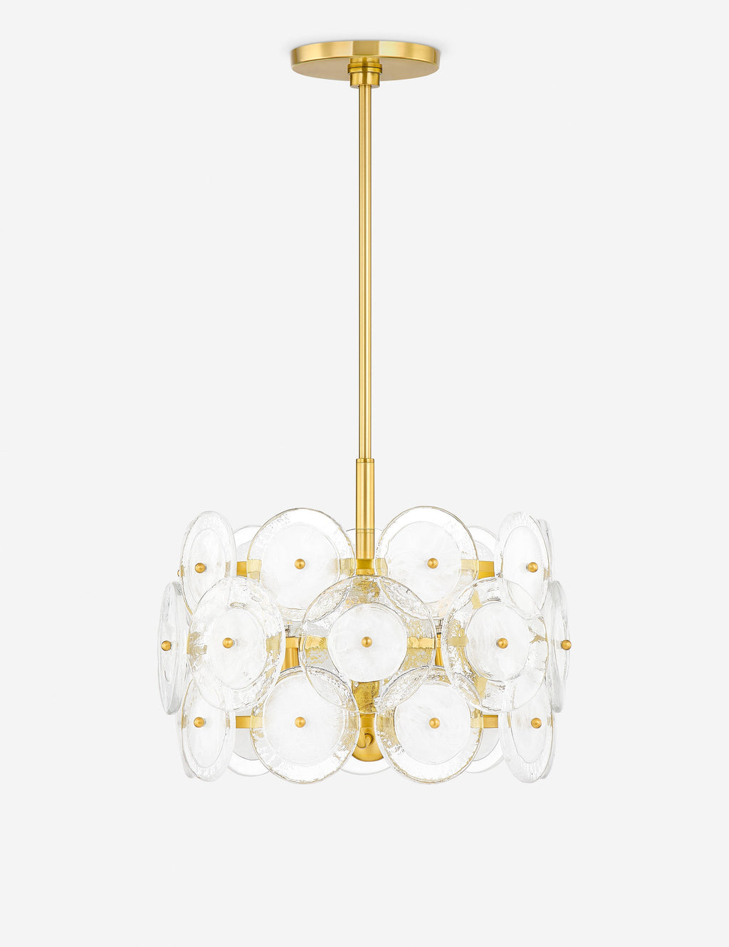 Suspension moderne Alon en laiton vieilli - Laiton vieilli