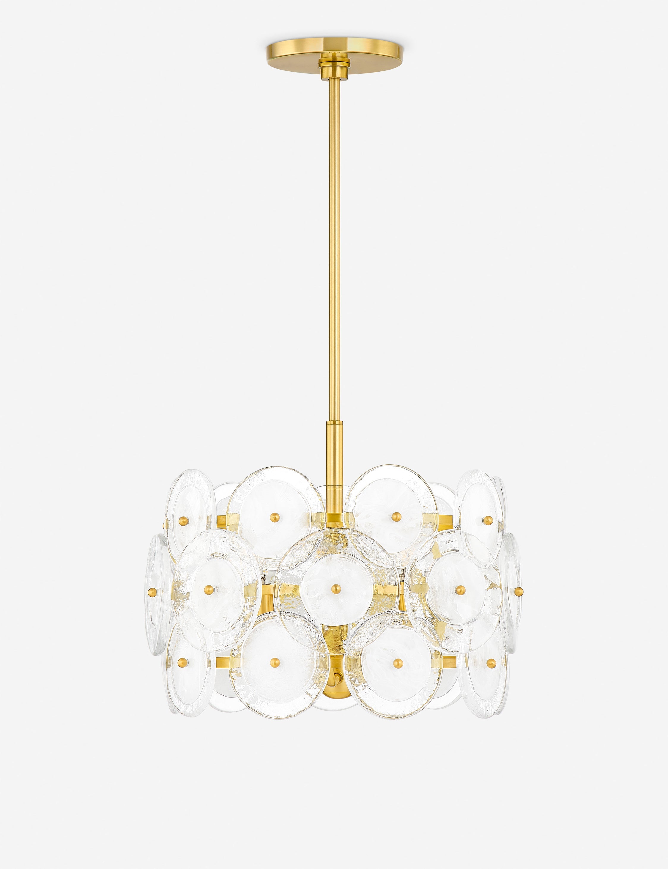Suspension moderne Alon en laiton vieilli - Laiton vieilli