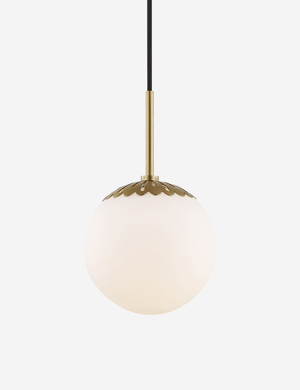 Suspension contemporain gris en acier