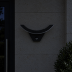 Applique extérieure Arche, de nuit et éteinte