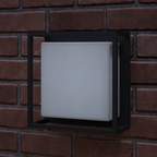 Applique d'extérieur LED, anthracite, aluminium, 25 cm — nuit, éteint — illustration