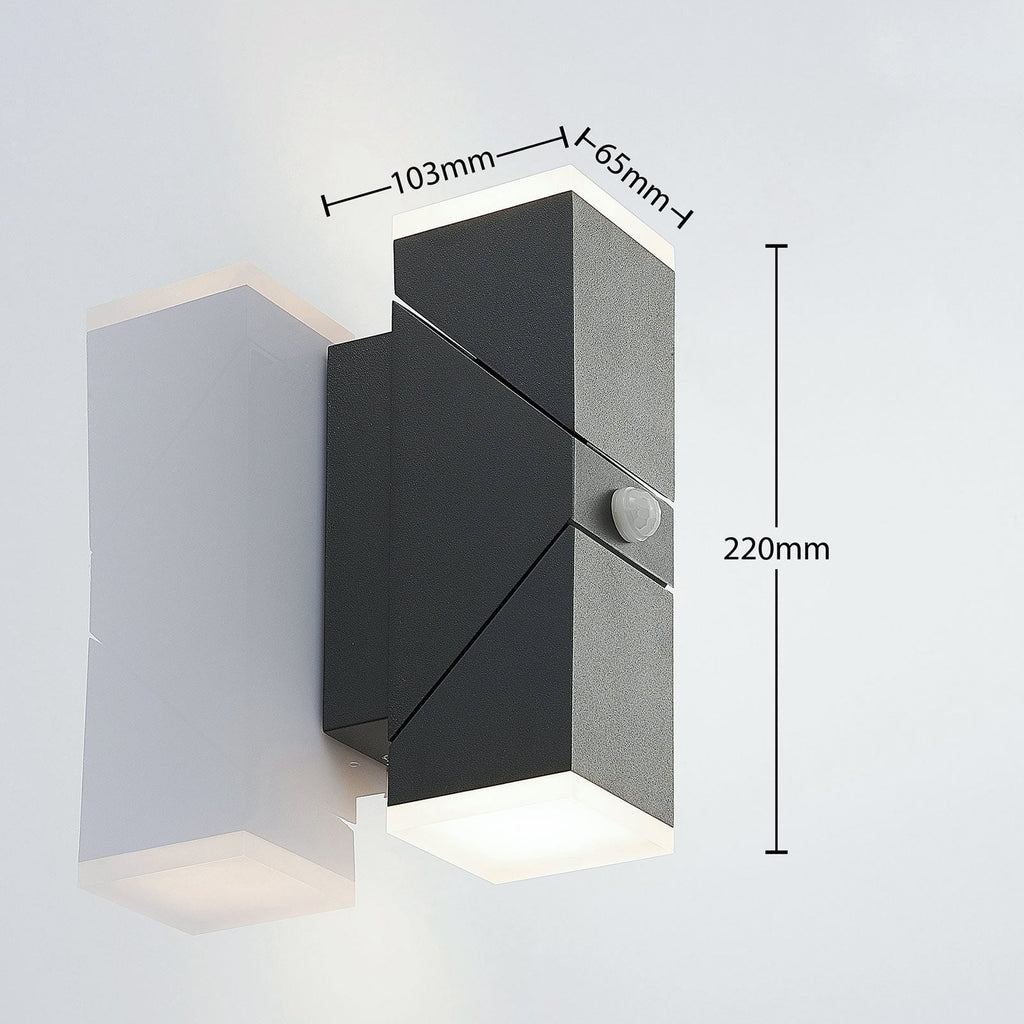 Applique Extérieur LED avec Détecteur — mise en situation