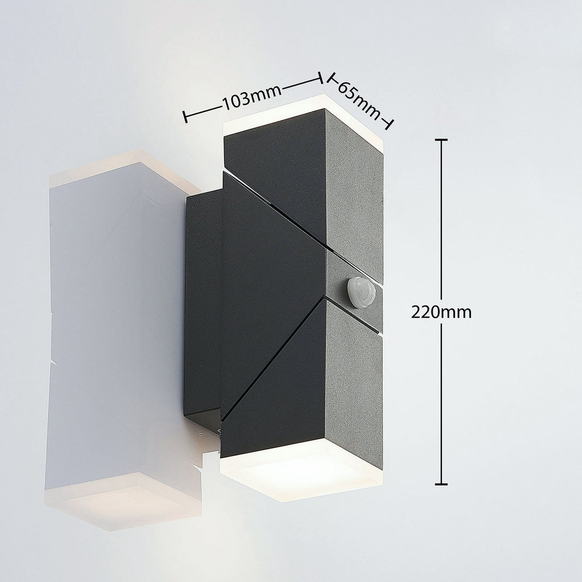 Applique Extérieur LED avec Détecteur — mise en situation
