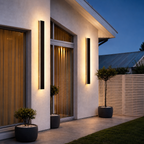 Applique Murale Extérieur LED Étanche en Métal Noir
