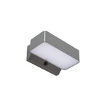 Vue détourée de l’applique extérieure LED anthracite / blanc