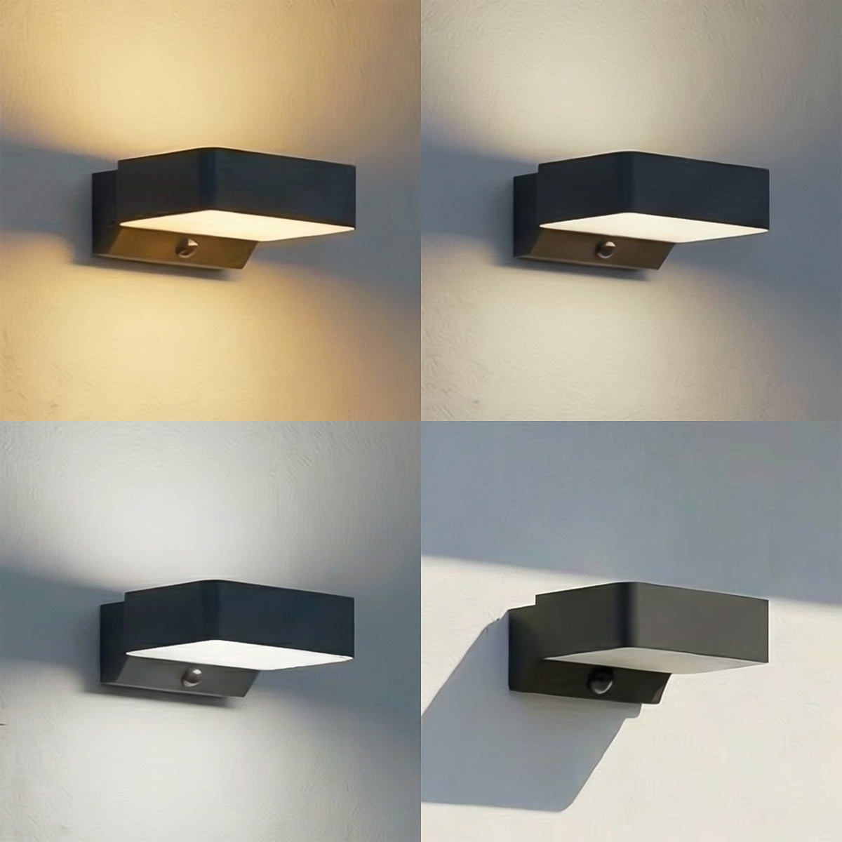 Vue 9 de l’applique extérieure LED anthracite / blanc