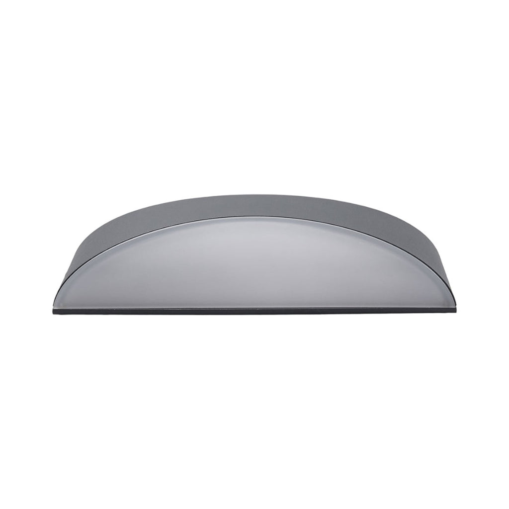 Vue détourée de l’applique extérieure LED anthracite / blanc satiné