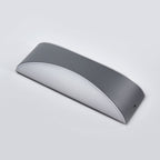 Vue 6 de l’applique extérieure LED anthracite / blanc satiné