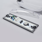 Vue 9 de l’applique extérieure LED anthracite / blanc satiné