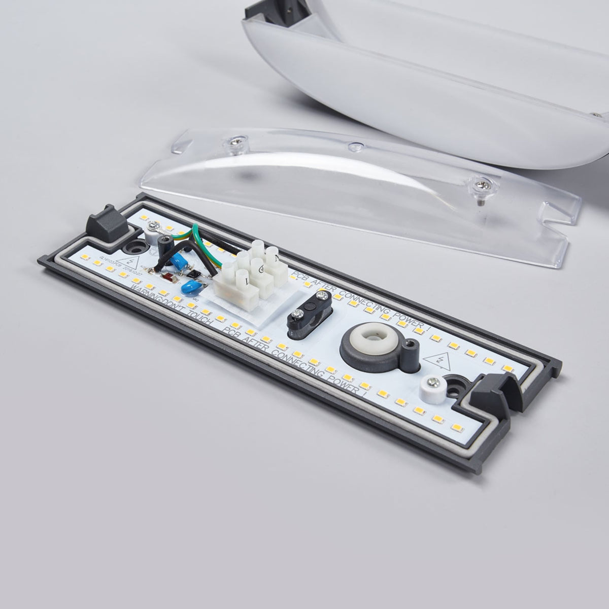 Vue 9 de l’applique extérieure LED anthracite / blanc satiné