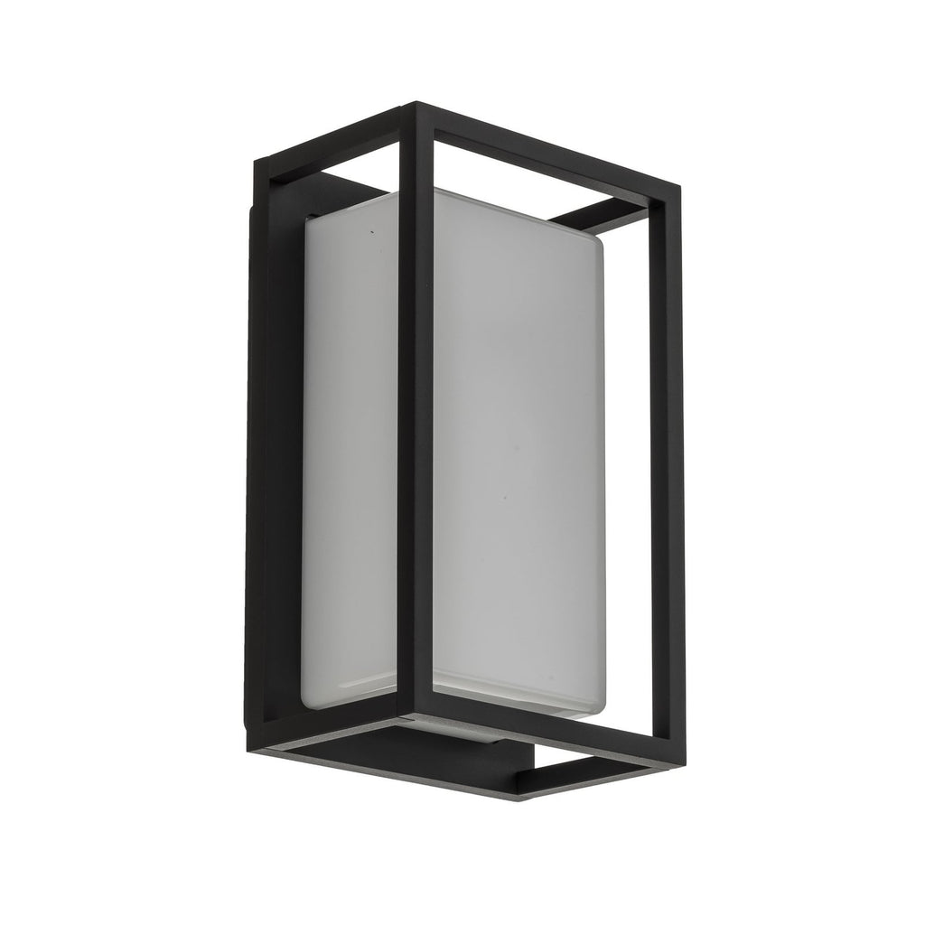 Applique extérieure LED cadre graphite 15 cm, packshot