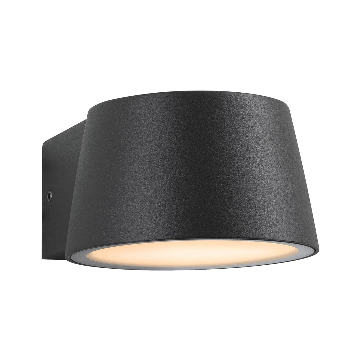 Vue détourée de l’applique extérieure LED anthracite
