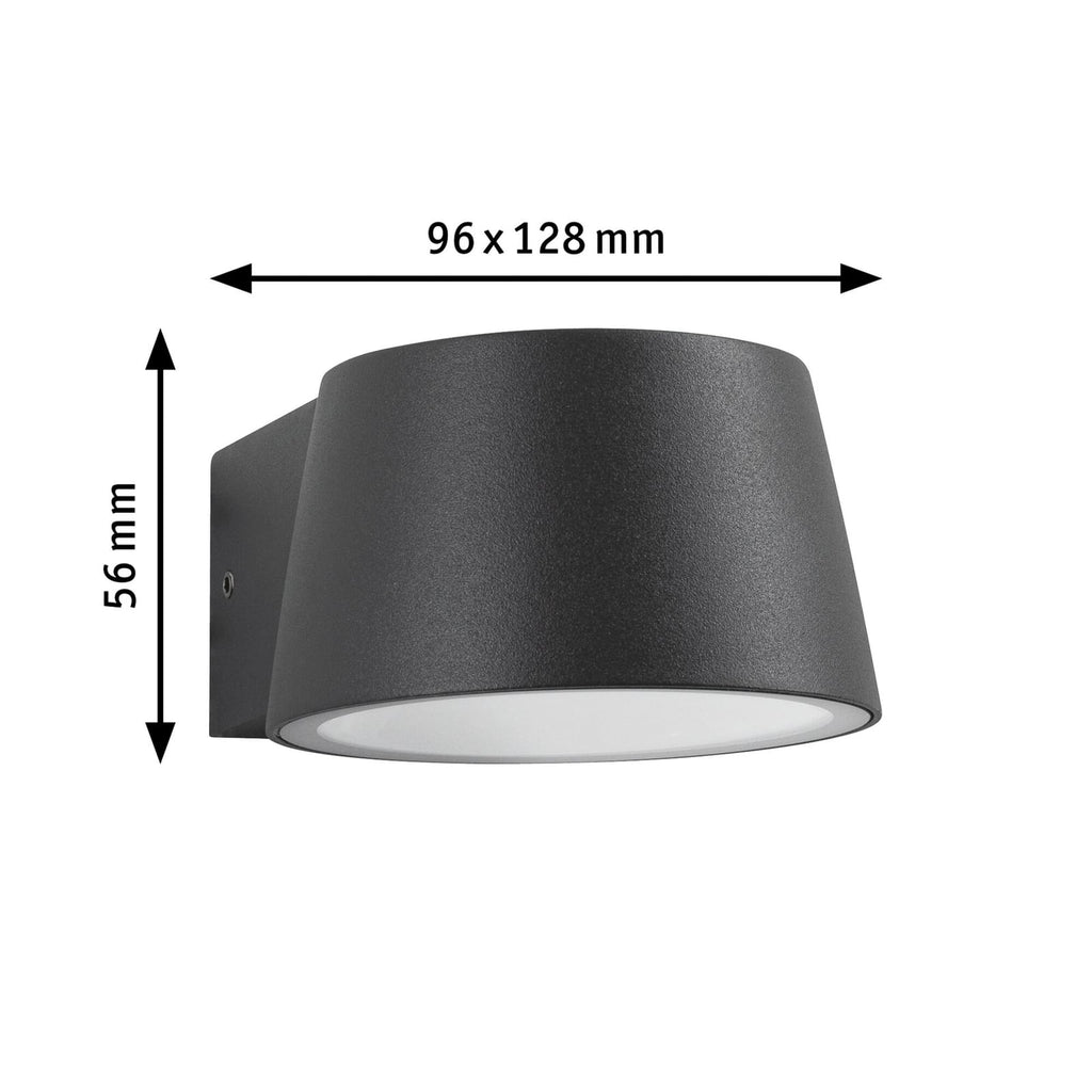 Vue 5 de l’applique extérieure LED anthracite