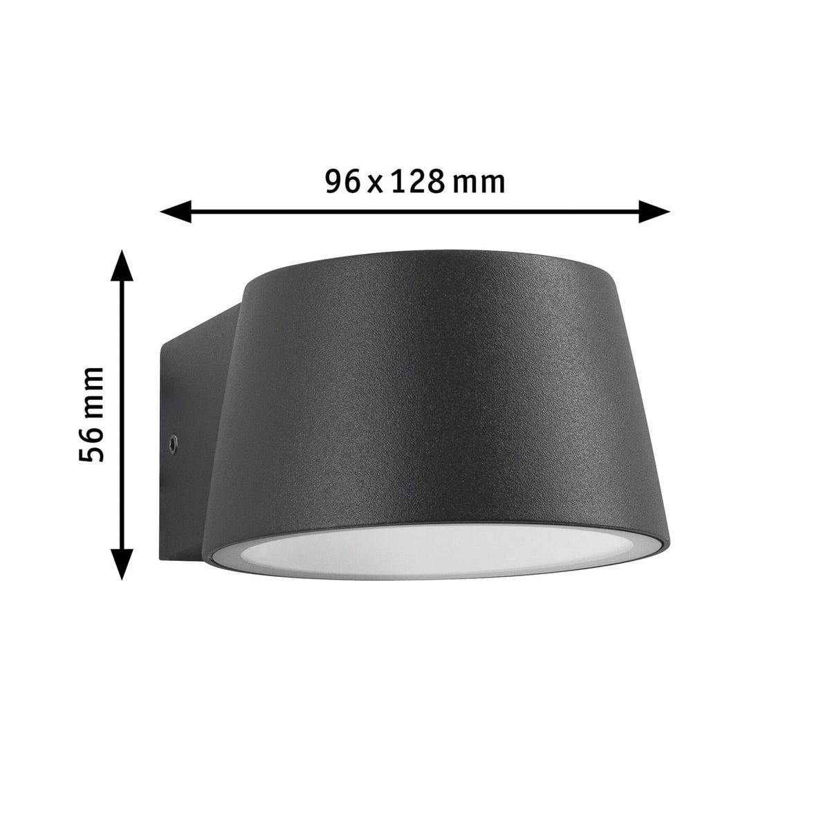 Vue 5 de l’applique extérieure LED anthracite