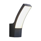 Vue détourée de l’applique extérieure LED anthracite / blanc