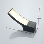 Vue 5 de l’applique extérieure LED anthracite / blanc