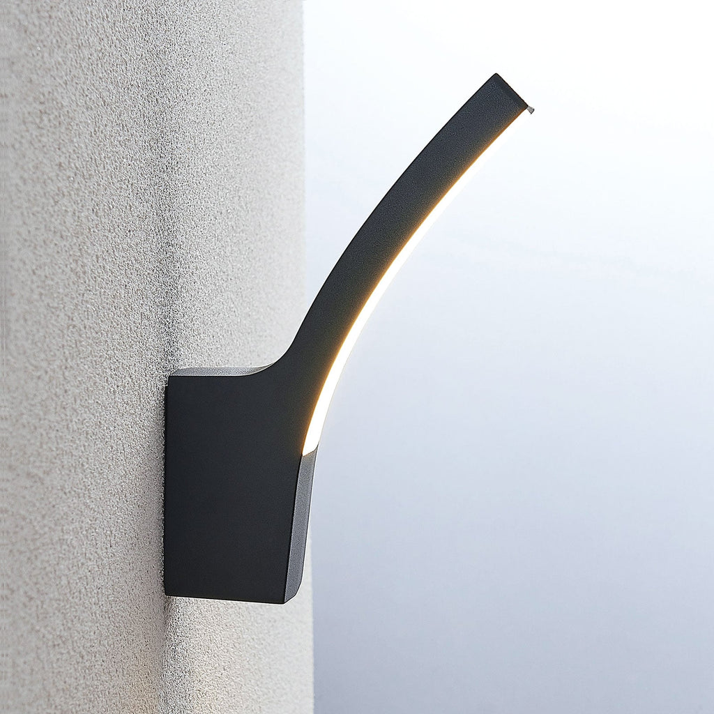 Vue 6 de l’applique extérieure LED anthracite / blanc