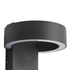 Vue 6 de l’applique extérieure LED noir / blanc