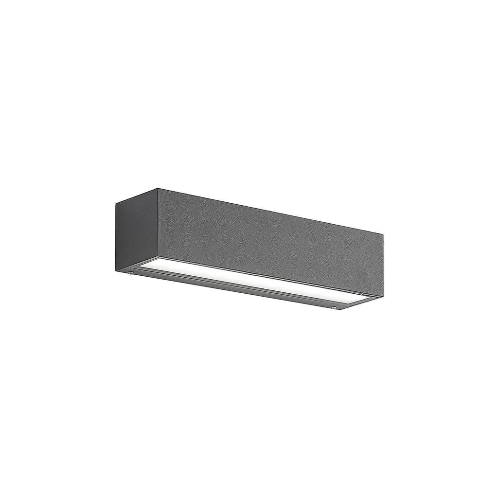 Vue détourée de l’applique extérieure LED anthracite