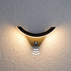 Vue 3 de l’applique extérieure LED anthracite / blanc