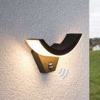 Vue 4 de l’applique extérieure LED anthracite / blanc