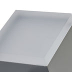 Applique murale LED, 22 cm, grise, IP54, avec capteur — photo