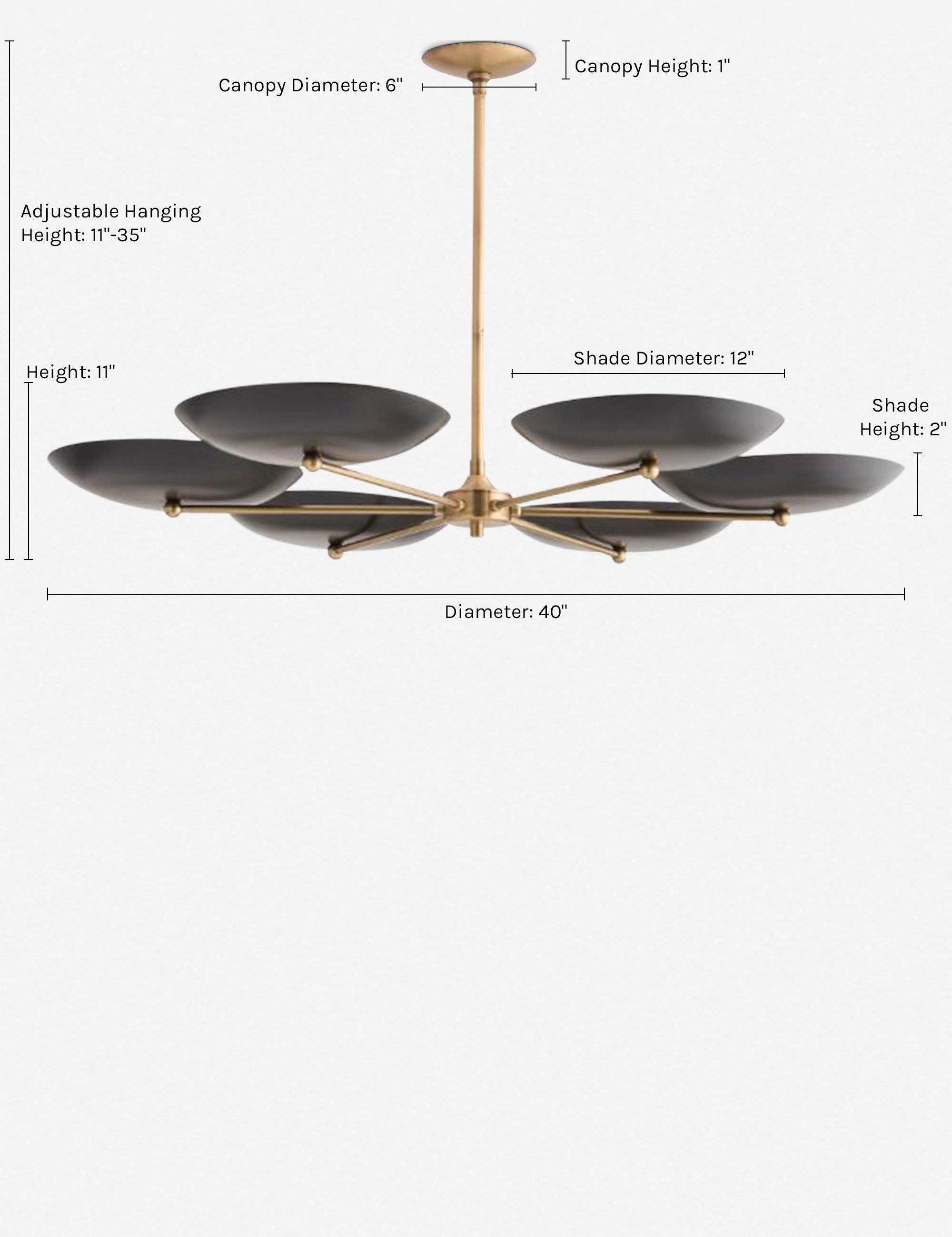 Lustre moderne Sky en acier
