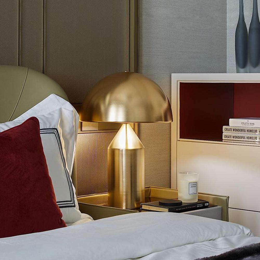 Lampe à poser moderne Sturla en métal Brillant noir