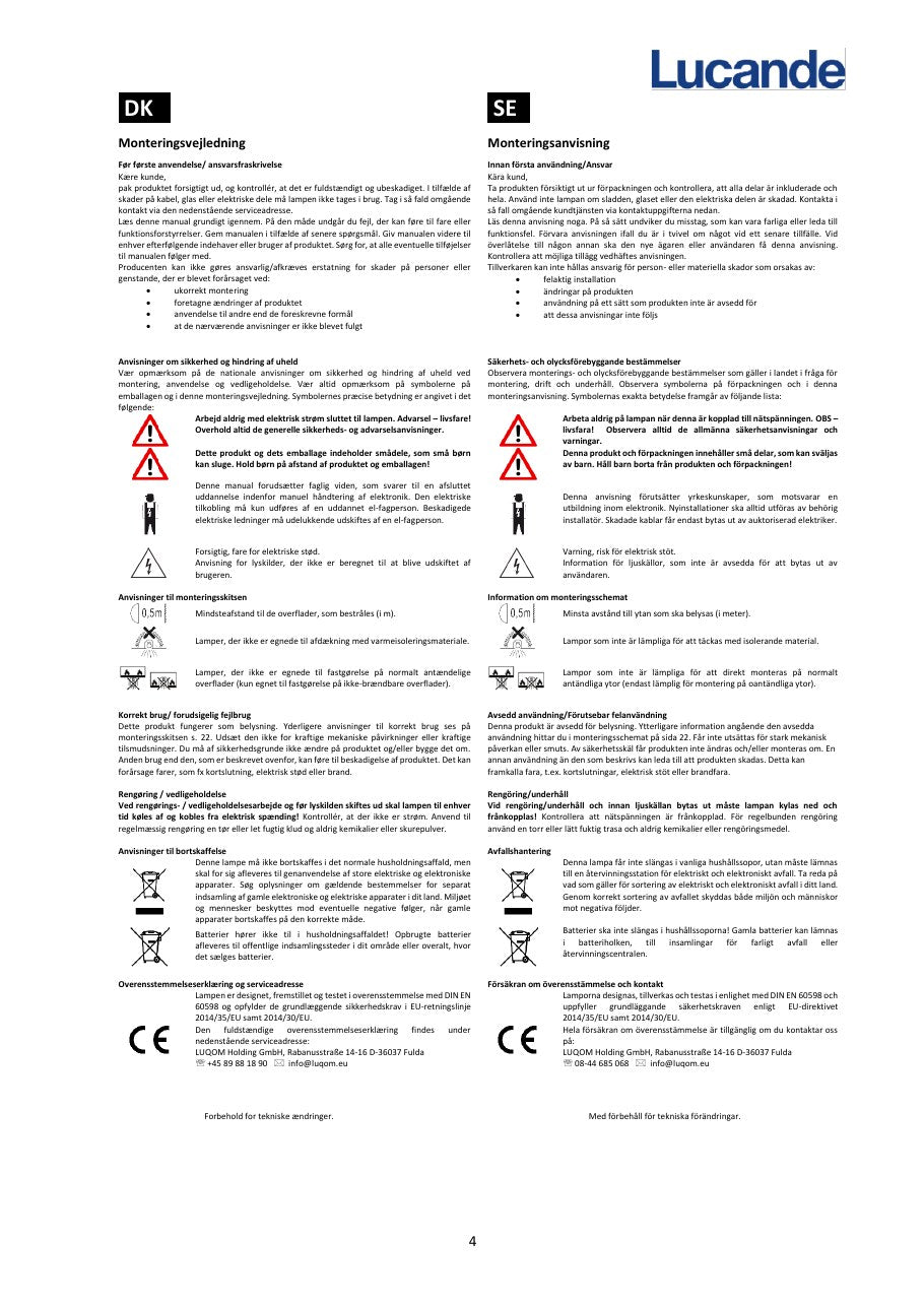 Page 4 du guide d’installation