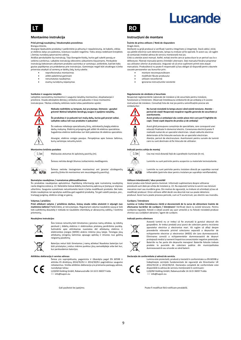 Page 9 du guide d’installation