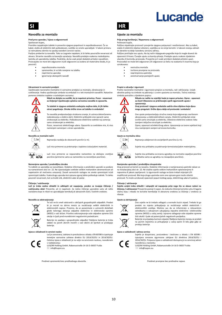 Page 10 du guide d’installation