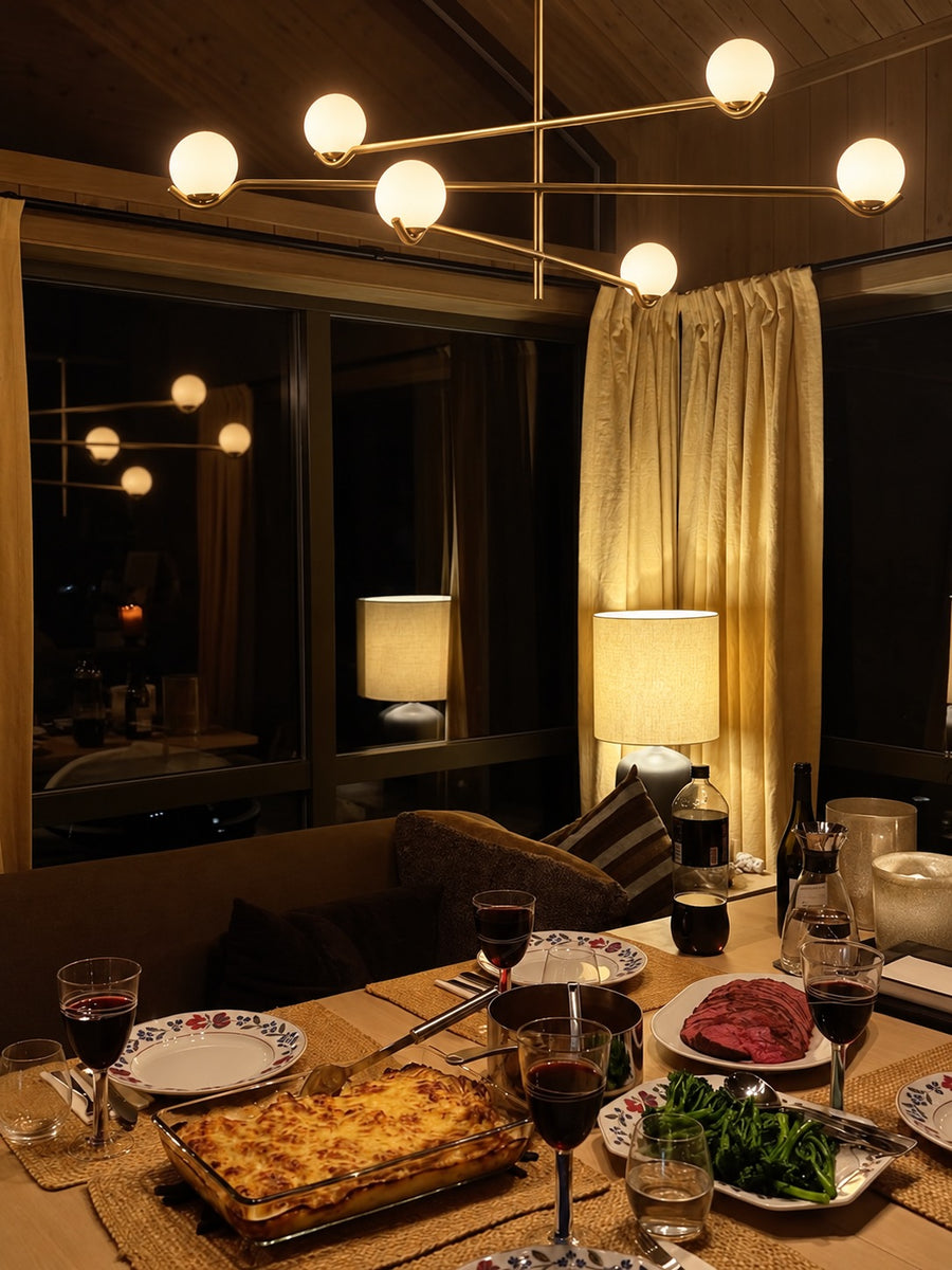 The Baer in a dining room