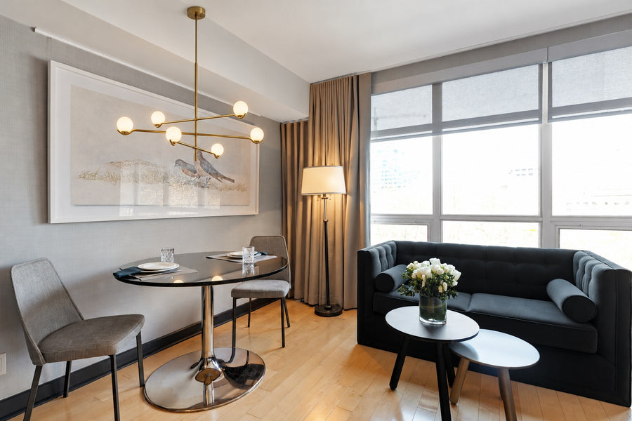 The Baer in a hotel suite