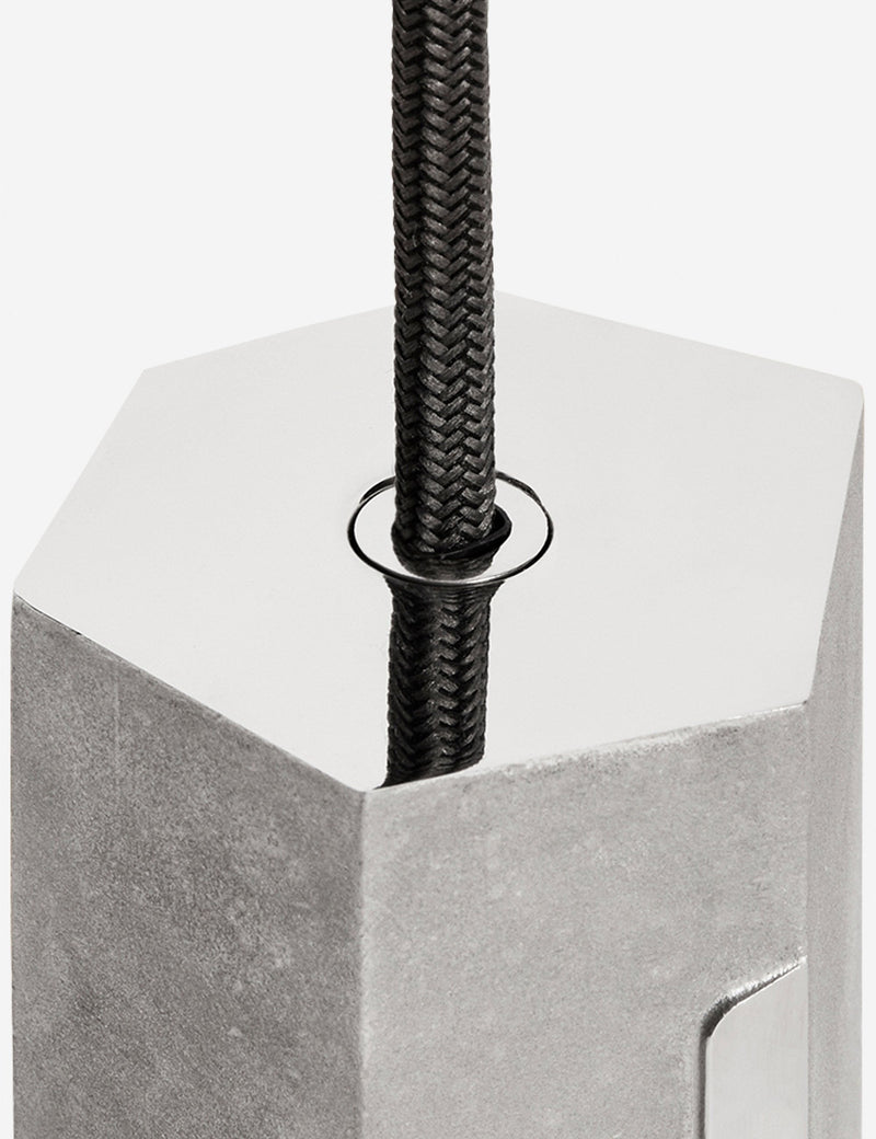 Suspension moderne Asgrimur en acier inoxydable - Acier inoxydable