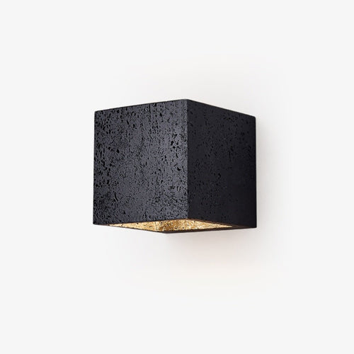 Applique murale moderne Marshall en Noir travertin