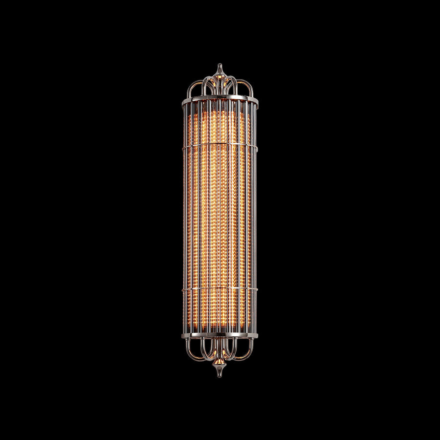 Eldaia Ribbed Glass Wall Sconce
