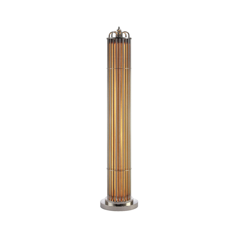 Eldaia Smoked Glass Floor Lamp