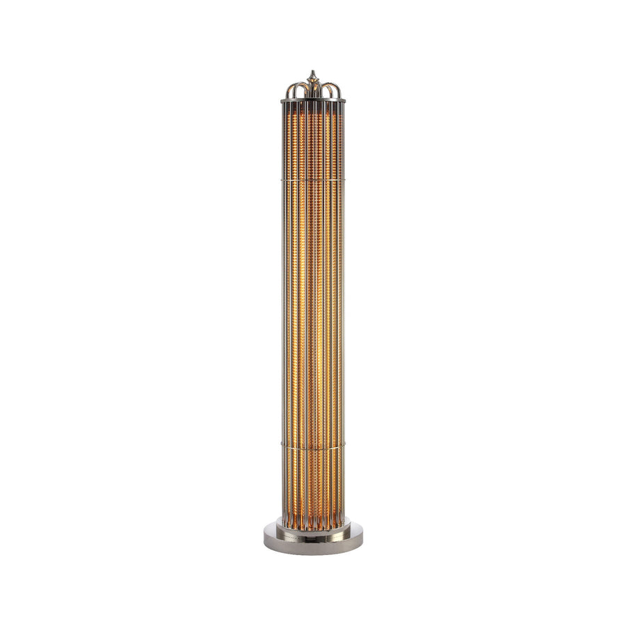 Eldaia Smoked Glass Floor Lamp