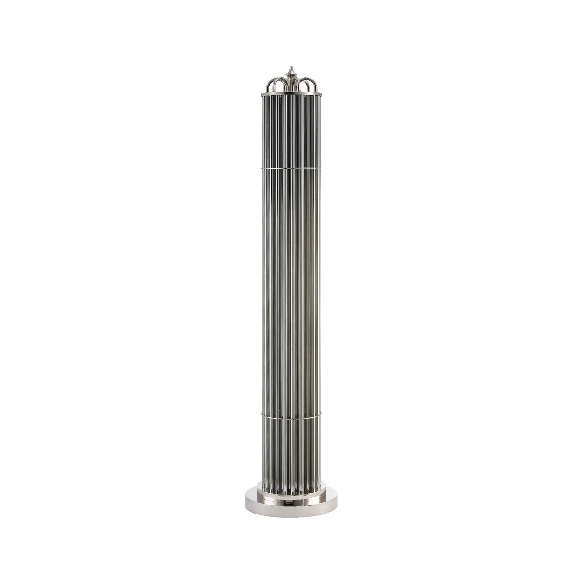 Eldaia Smoked Glass Floor Lamp