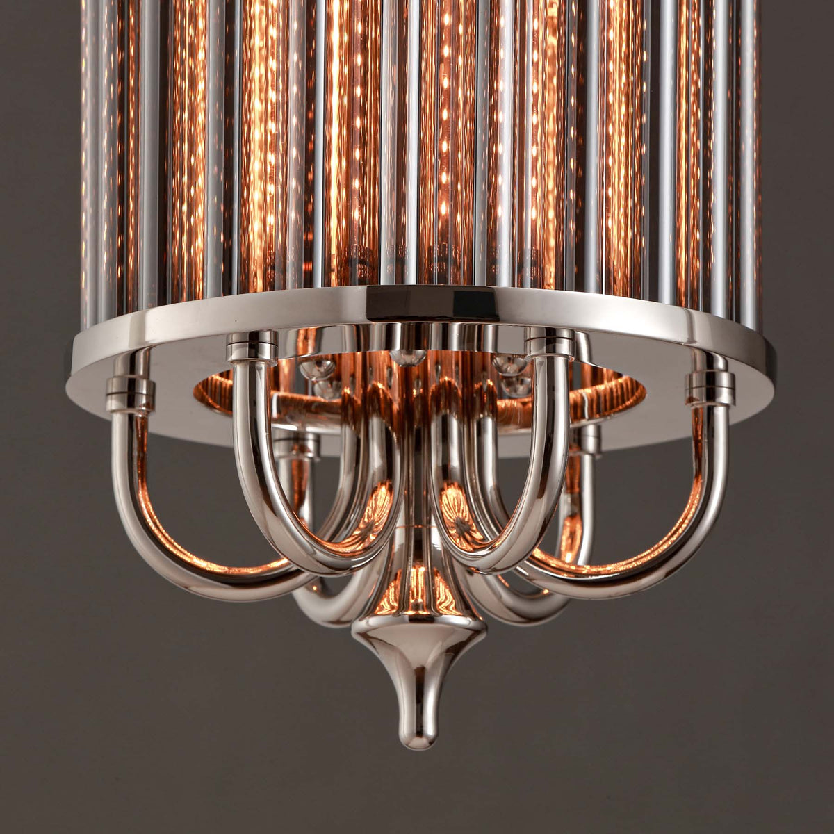 Eldaia Smoked Glass Pendant